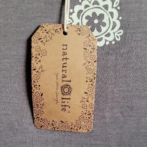 NATURAL LIFE Graphic Tee "Free Spirit Wild Heart" Design Boho Chic - Picture 8 of 9